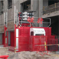 Construction Elevator (Scd200/200 Max Capacity 2t) with Two Cage